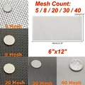6x12 ''5/8/20/30/40 Mesh Edelstahl Woven Tuch Bildschirm Draht filter Blatt-in Werkzeugteile aus Werkzeug bei