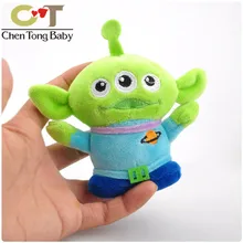 Пластиковый крючок трехглазый плюшевый кулон игрушка раскладушка кукла плюшевый брелок 11 см wj04