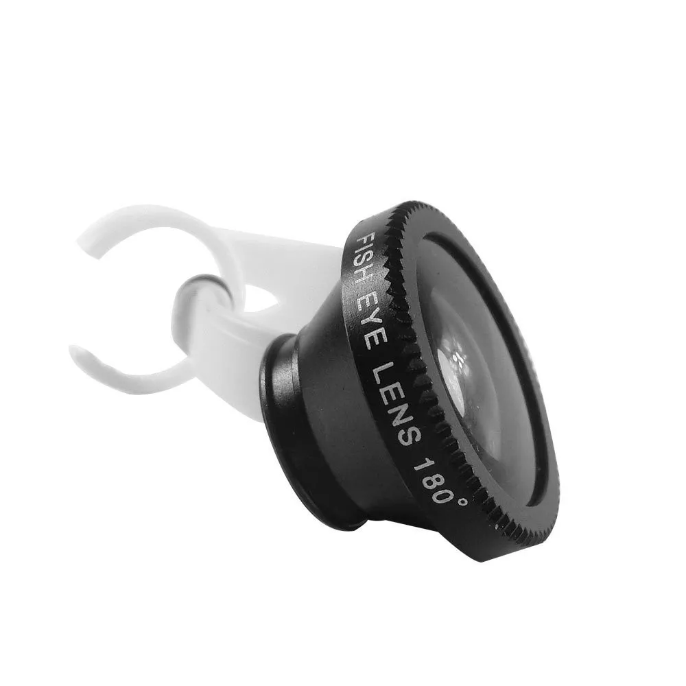 Универсальное кольцо с зажимом 180 градусов конверсия камера "рыбий глаз" объектив для iphone 5c 6 6plus 6s 6s plus htc samsung Note 2