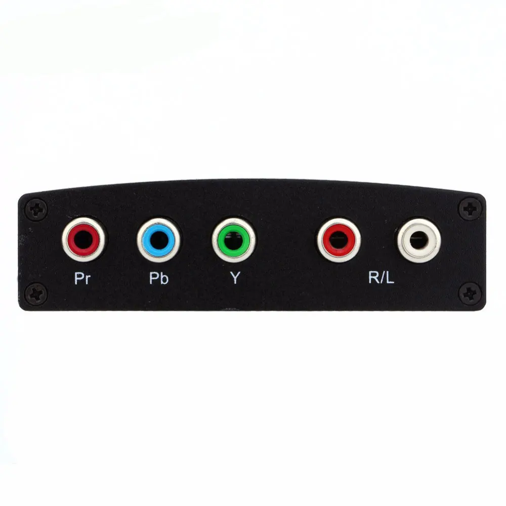 1080 P HDMI к RGB компонент YPbPr видео и R/L HDTV аудио адаптер конвертер 5 в DC питание с США/AU/EU/UK переходник