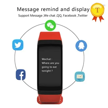 

New Hot selling smart bracelet message remind and diaplay step motion meter record all kinds of sports data all days wristband