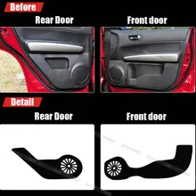 4 шт тканевая дверца защитные подстилки анти-кик декоративные колодки для Nissan X-trail 2010-2012