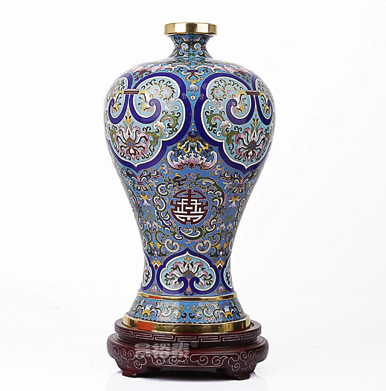 15 Vintage Cloisonne Vase Ornament Home Decoration Chinese 100