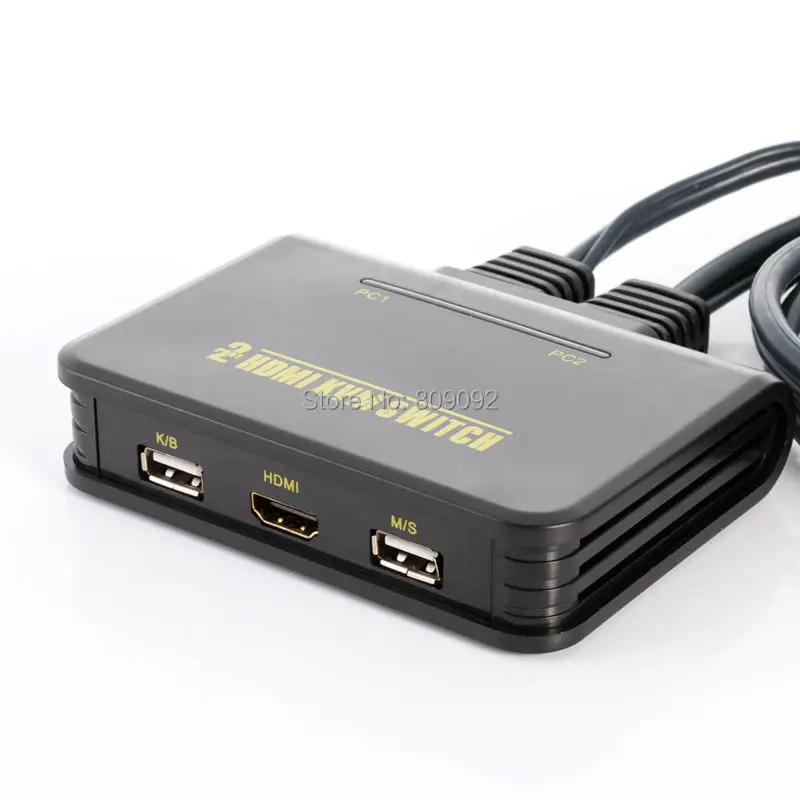 2 port USB 2.0 HDMI switcher portable easy to use KVM