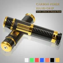 Универсальный мотоцикл 22 мм 7/" углеродное волокно Ручка Бар ручная акустическая система концы для Yamaha TMAX 530 DX SX XP530 T MAX 500 TMAX500
