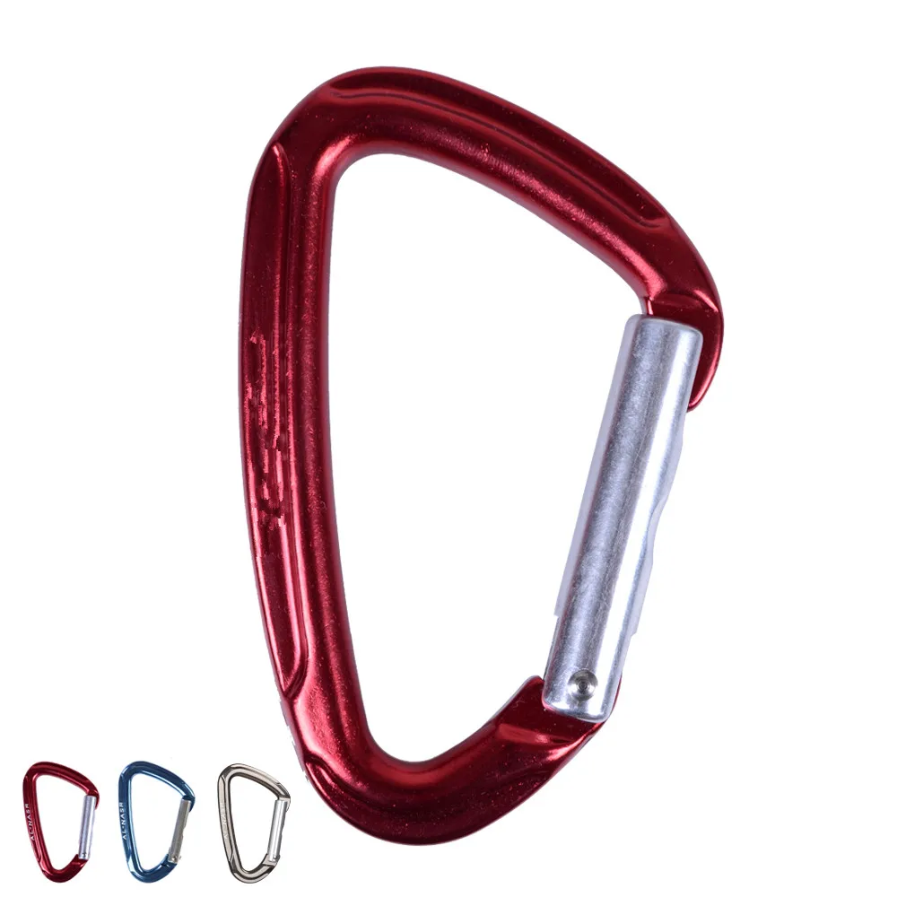24KN Professional Climbing Alloy Carabiner Buckle Safety Master Lock