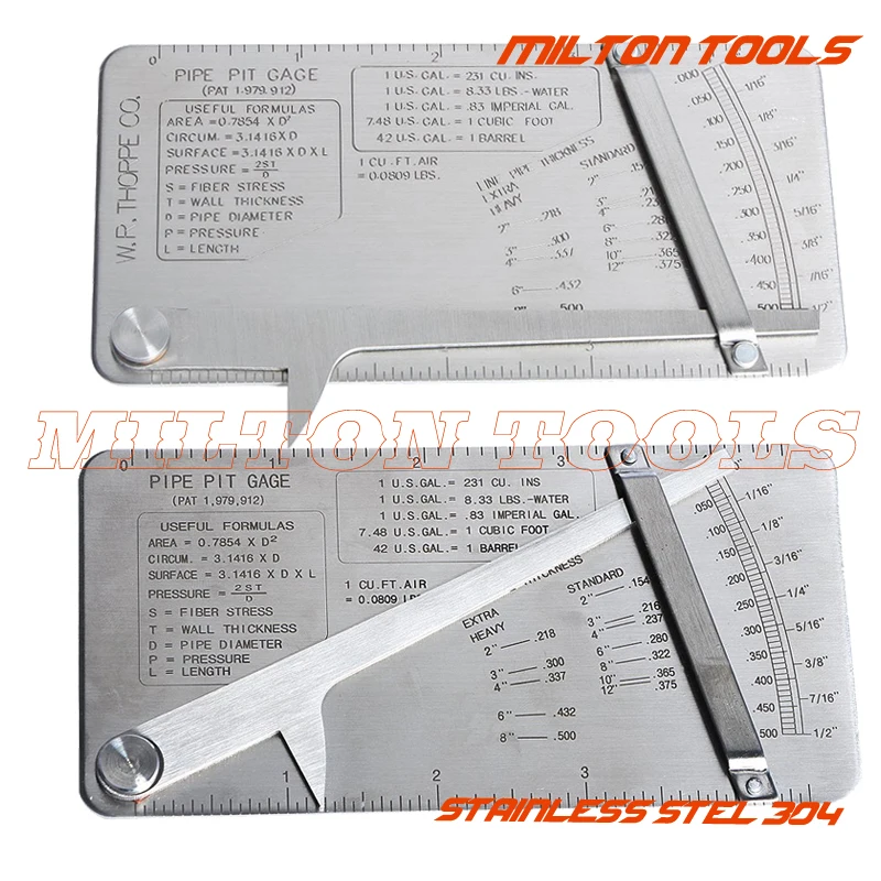 Au-foot pipeline inspection weld gauge pipe pit welding 2pcs/lot! | Инструменты