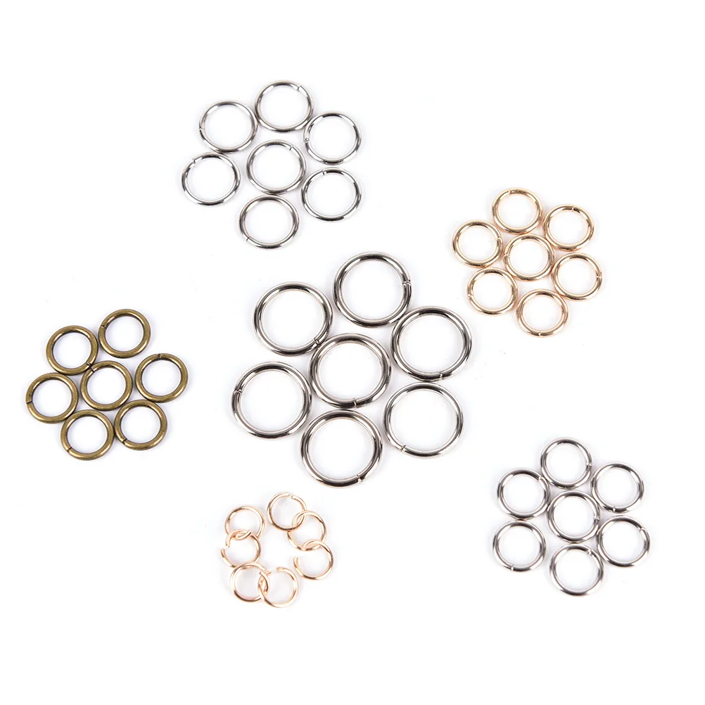 20 Pcs Metal Bag Accessories Rings Hook Key Chain Bag Quickdraw Key Chain