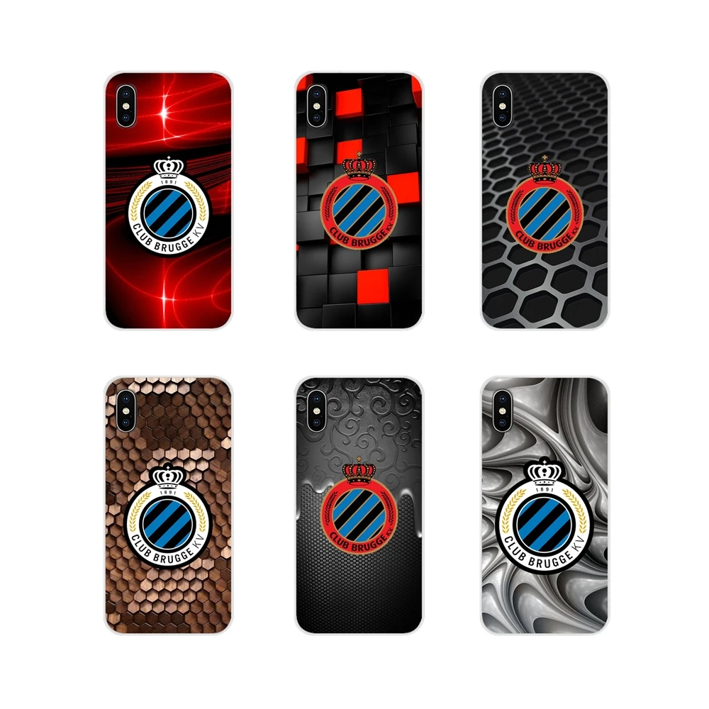 Аксессуары для футбольного клуба Brugge KV Чехлы Apple iPhone X XR XS MAX 4 4S 5 5S 5C SE 6 6S 7 8 Plus ipod touch