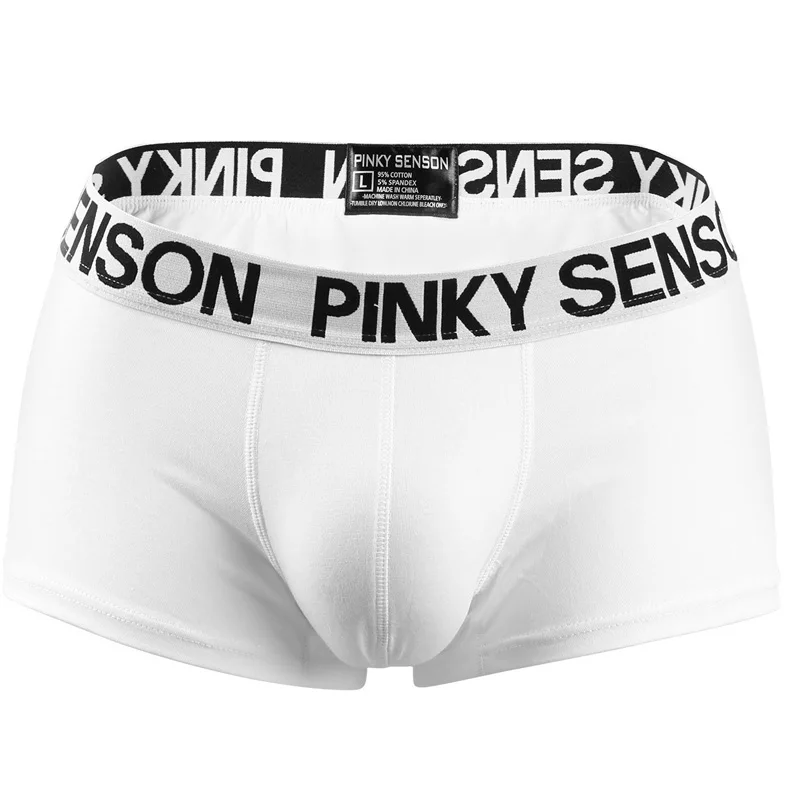 

DEWVKV 2019 New Sexy Men Underwear Cotton Solid Male Panties Boxers Breathable Comforable Underpants Boxers LXD