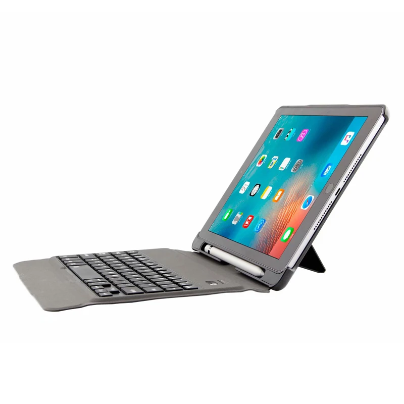Ультра тонкий беспроводной Bluetooth клавиатура Стенд кожаный защитный чехол для iPad 9