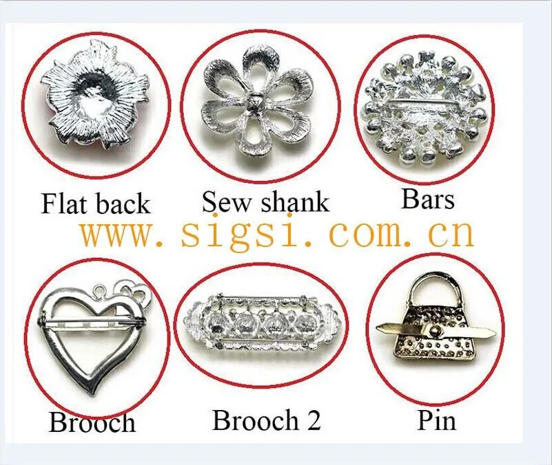 brooch back