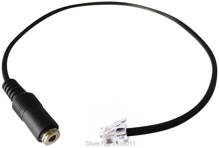 standard 3.5mm Smartphone Headset Adapter Cable Converter to RJ9 Jack