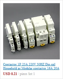 DZ30LE-C6A 10A 16A 20A 25A 32A 40A 50A 63A Rcbo 1P+ N электрический утечки портативное устройство остаточной защиты тока 400 В