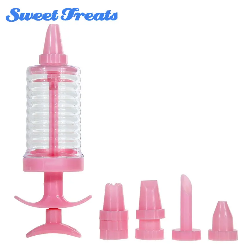 

Sweettreats Dessert Decorators Cake Nozzles Set Tool Decorating Icing Piping Cream Syringe Tips Muffin Cake Pastry Pen Bag