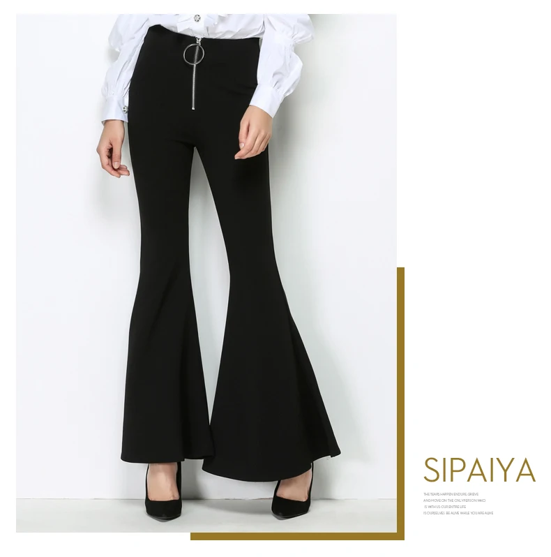 SIPAIYA Hot Slim Office Lady Work Wear Party Pant Full