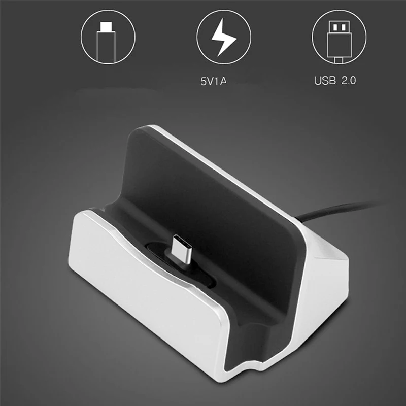 Зарядная док станция для Xiaomi Mi Max 2/OnePlus 5/HuaWei Nova 2 Plus/HuaWei 2|charging dock|docking chargerc cable |