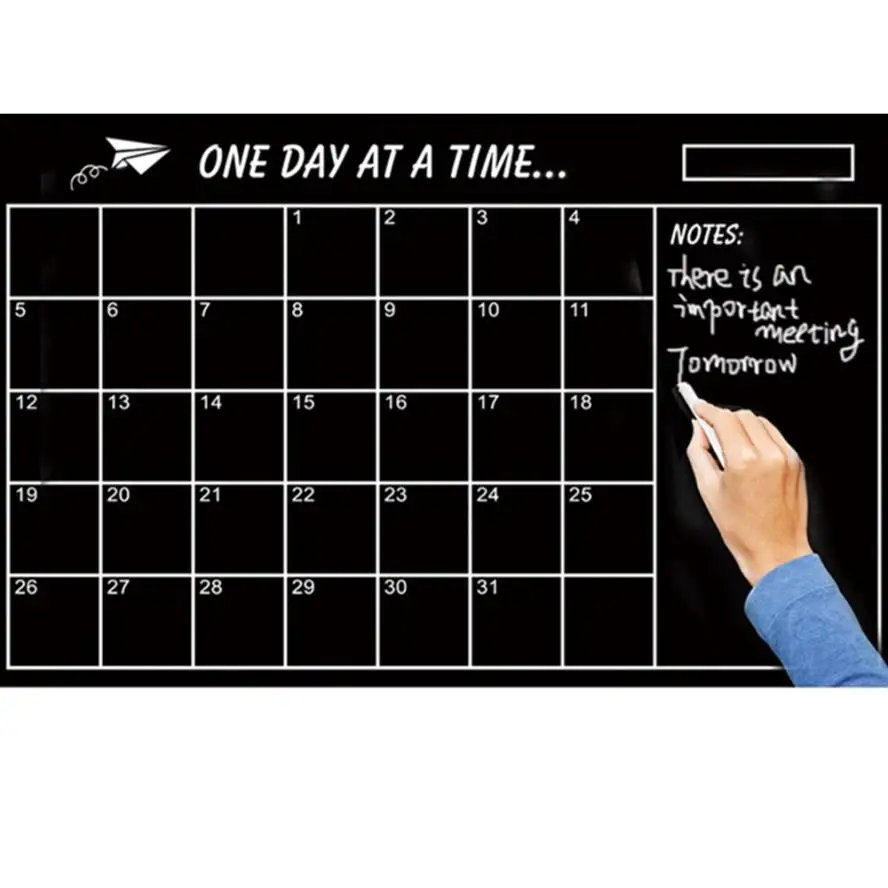 

Home Decor 95*60cm Self Adhesive Blackboard Chalk Board Paper Wall Sticker Board wall sticker Home Deco mirror AU1