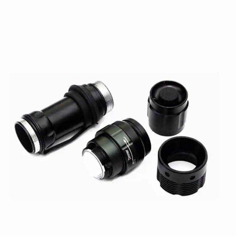 3000 Lumen Zoomable XM-L Q5 LED Flashlight Torch led flashlight 18650 Zoom Super Bright Light powerful led flashlight #4S7 (3)