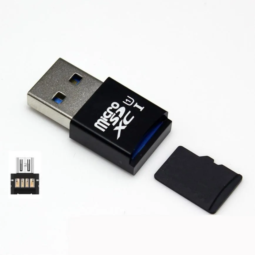 Мини 5 Гбит/с супер Скорость USB 3,0 + OTG Micro SD/SDXC TF Card Reader адаптер Futural цифровой JUN28