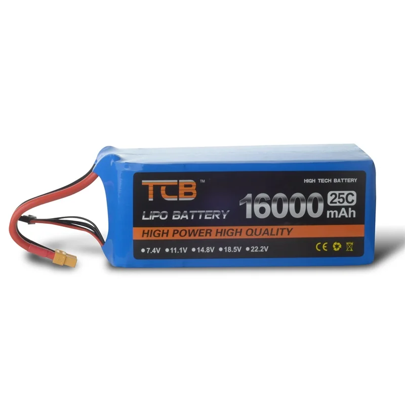 Upgrades TCB RC airplane Li-Po Battery 3s 11.1v 16000mAh 25c the best cell the lowest internal resistance and higher endurance