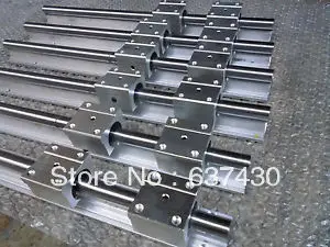 

4sets linear rail guide SBR10 L1200mm+8pcs SBR10UU block bearing