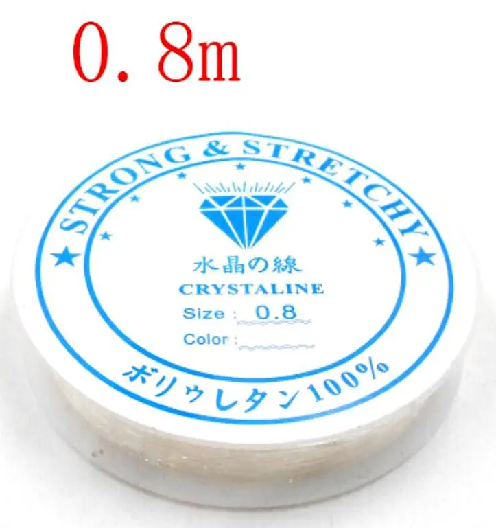 

Crystal Beading Round Stretch Cord Elastic Line Transparent Wire/Cord/String/Thread for Necklace Bracelet Jewelry Making