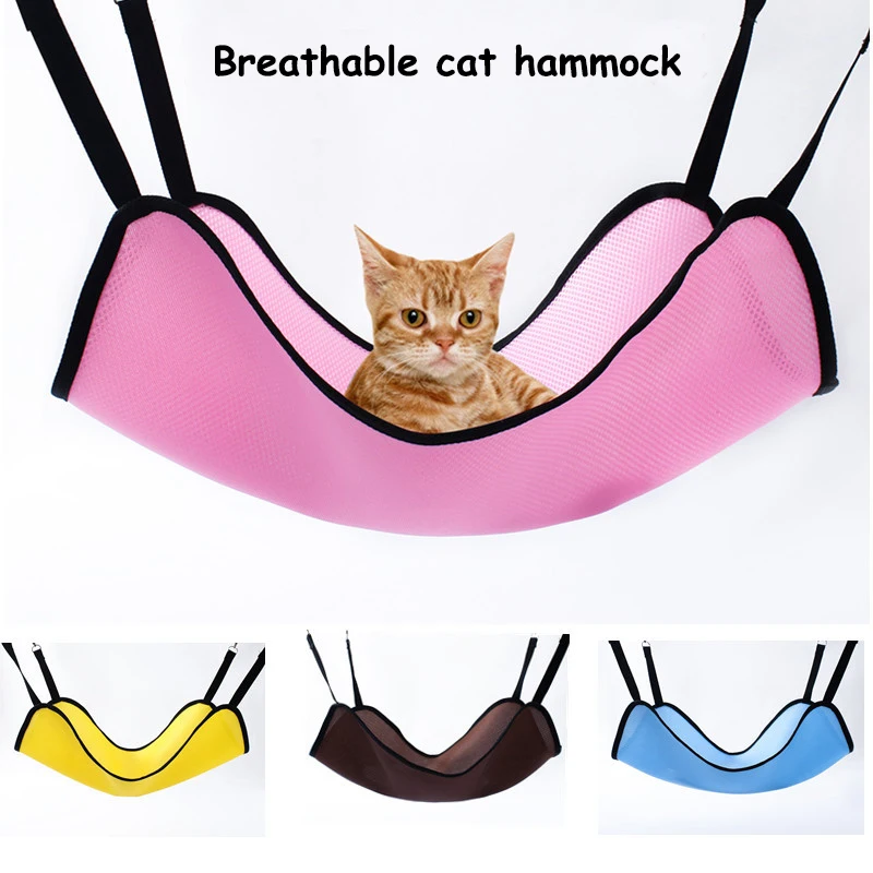 

Summer cat hammock Breathable mesh hammock iron cage pet hammock spring and summer hanging cat litter