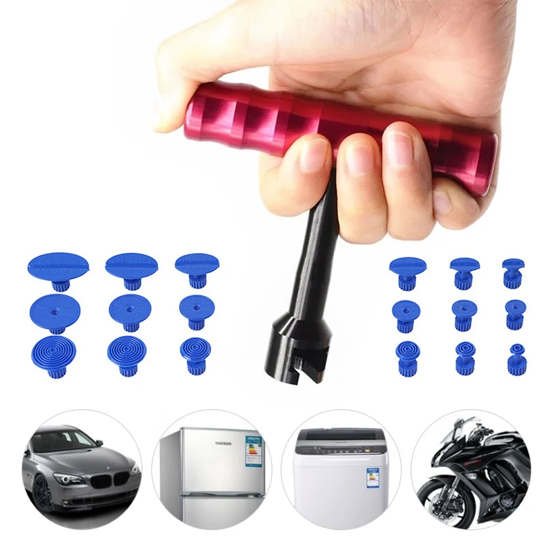 Dent Repair Puller Kit PDR Grip Slide Hammer 18 шт. инструменты для удаления вмятин автомобильного