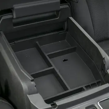 

Car Console Armrest Storage Box Glove Box Secondary Cover Holder Tray Bin For Ford F150 2015 2016 2017 2018 Car Accessary
