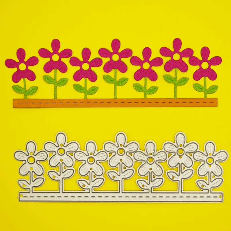 

Craft Dies Scrapbooking flower border Background Metal cutting dies embossing die cut stamps new stencils Card home DC-041