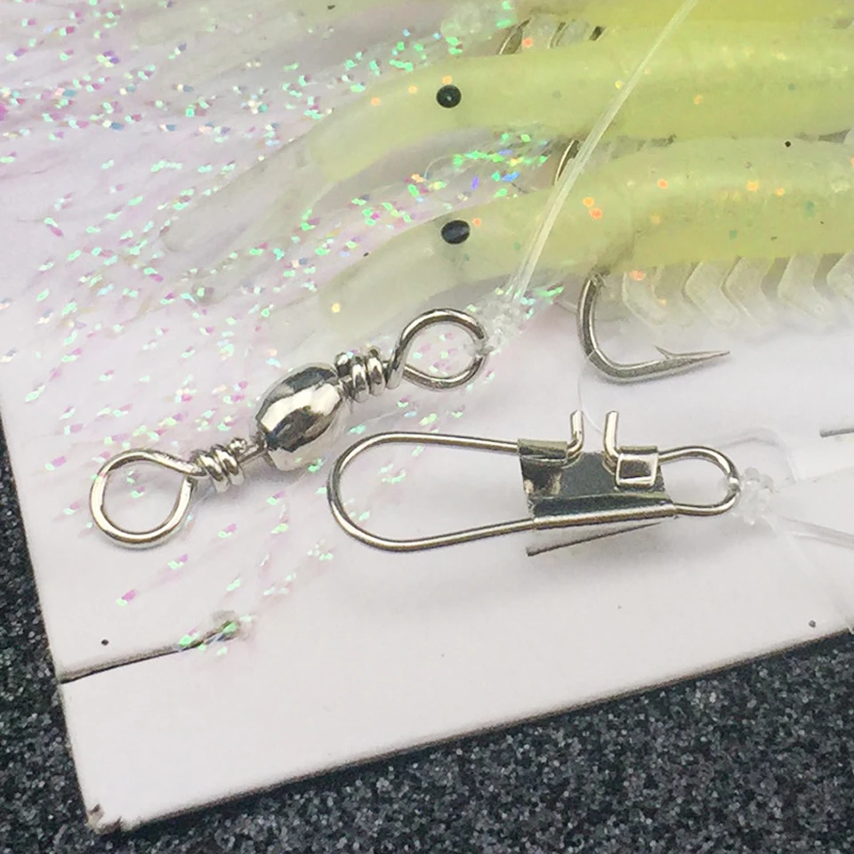 5PCS/Set Luminous Shrimp hook Fishing Lure Single Hook Tack Bait Jigs Hook soft lure Worm Fake lure Soft Lure Fishing Hooks 5PCS/Set Luminous Shrimp hook Fishing Lure Single Hook Tack Bait Jigs Hook soft lure Worm Fake lure Soft Lure Fishing Hooks