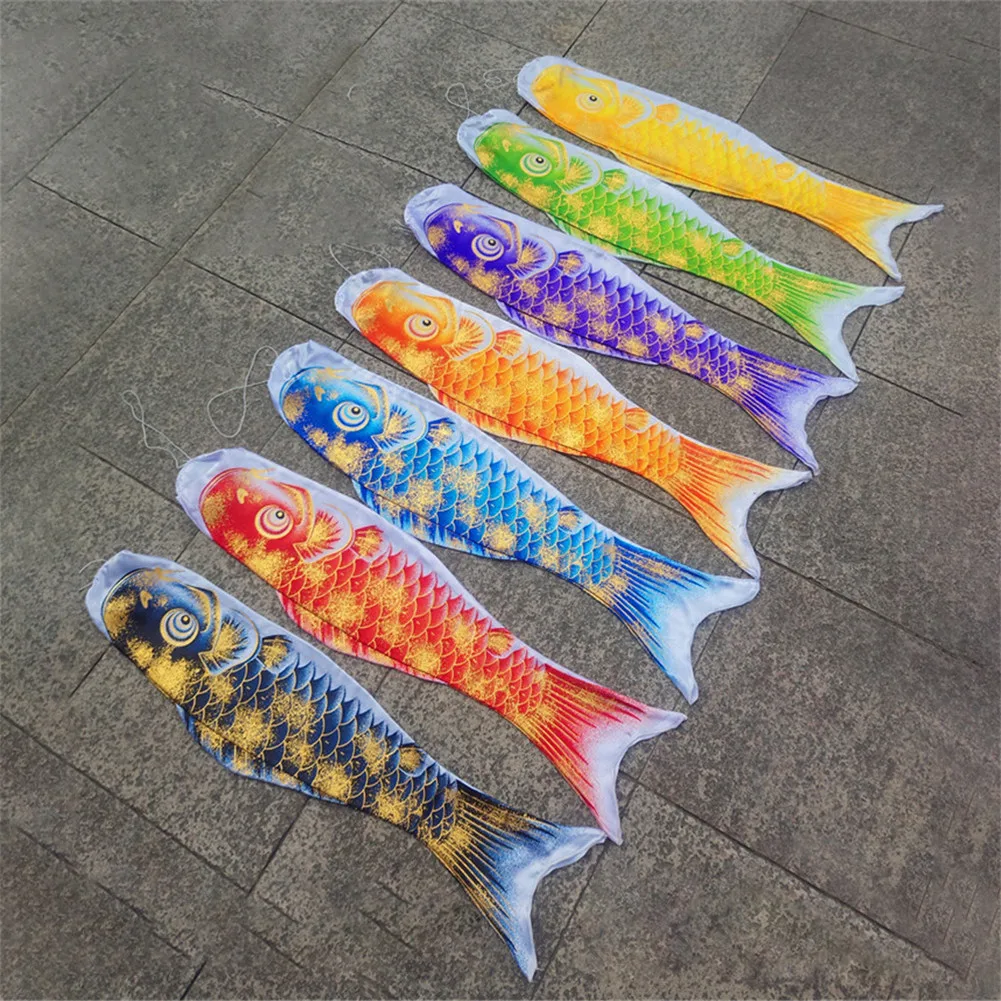 3D горячее тиснение Карп баннер 70/100 см Koi Nobori Карп ветер носки Koinobori красочные рыбы флаг Подвесной Настенный домашний декор