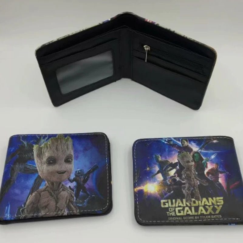 Disney кошелек из натуральной кожи для мальчиков и девочек модный короткий двойной