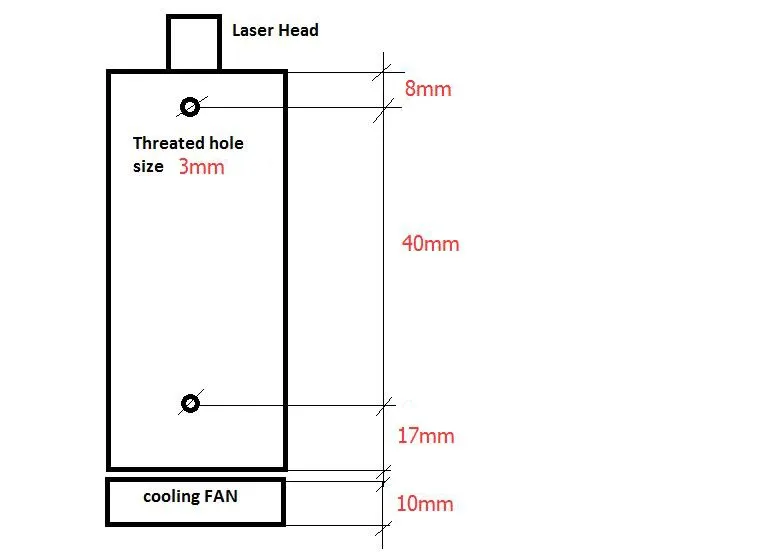 ttl módulo 2500mw tubo laser + googles