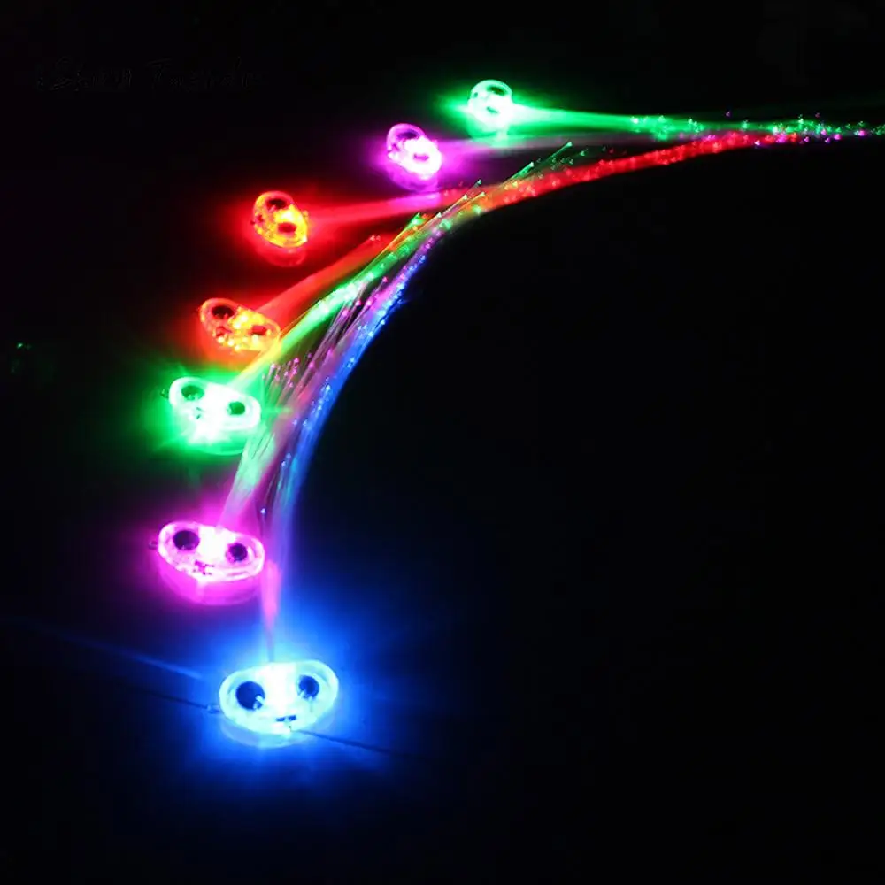 

15Pcs /6pcs LED Wigs Glowing toy Flash light toys for kids Hair Braid Clip Hairpin Christmas Birthday led speelgoed luminous