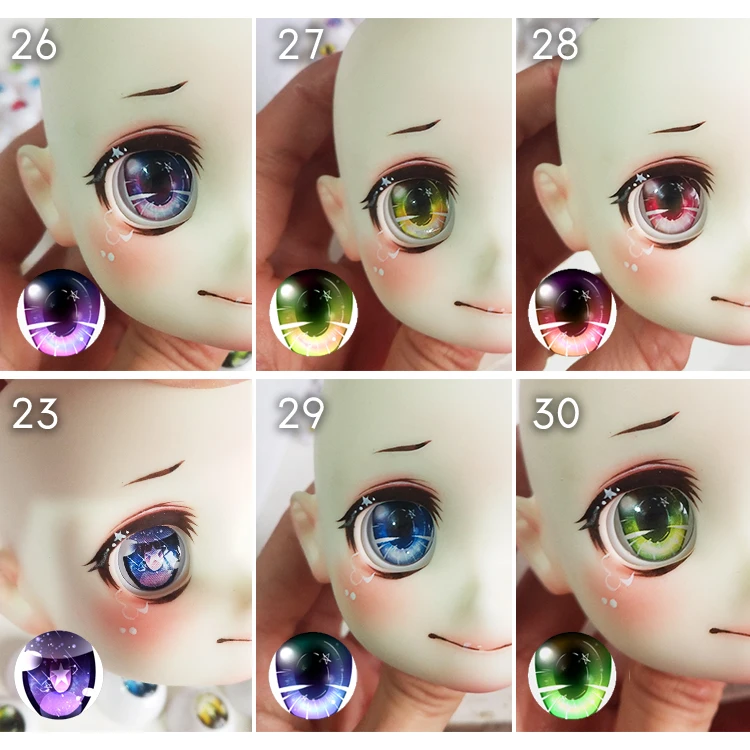 Новинка, 1 пара 10/12/14/16/18/20 мм BJD глаза для SD BJD кукольные глаза игрушки Аксессуары для куклы «сделай сам», детская игрушка