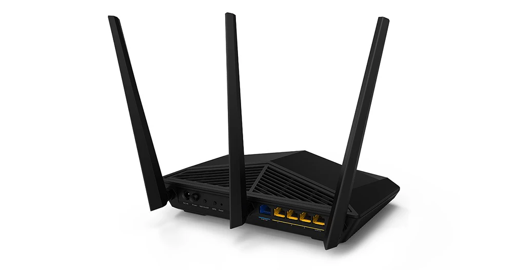 Tenda AC18 Беспроводной Wi-Fi маршрутизатор 256 м DDR двухъядерный Процессор 1WAN + 4LAN гигабитных портов Wi-Fi Ретранслятор Dual Band 11AC1900M Gigabit USB 3,0