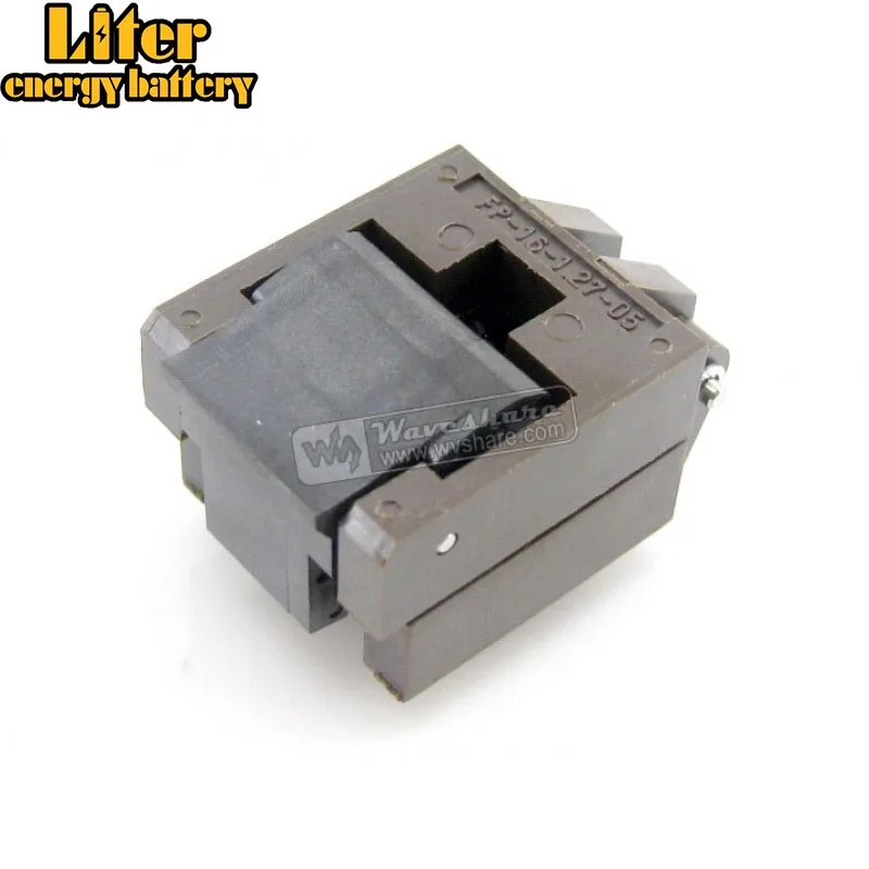 

Enplas IC Test & Burn-in Socket, for SOP16, SO16, SOIC16 package Pitch: 1.27mm Width: 3.9mm