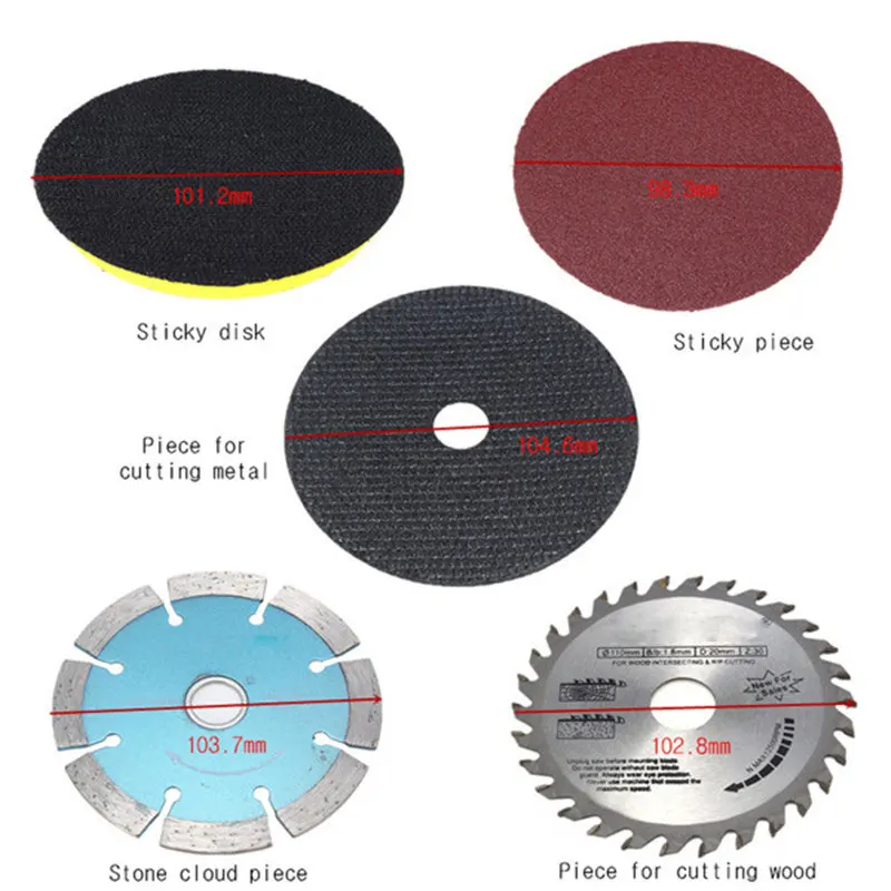 1 Набор 10 мм Диаметр режущие аксессуары для переменной угловой шлифовальной машины и ручных сверл легко установить