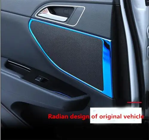 

for hyundai mistra map refitting special door horn frame stainless steel door horn decoration box