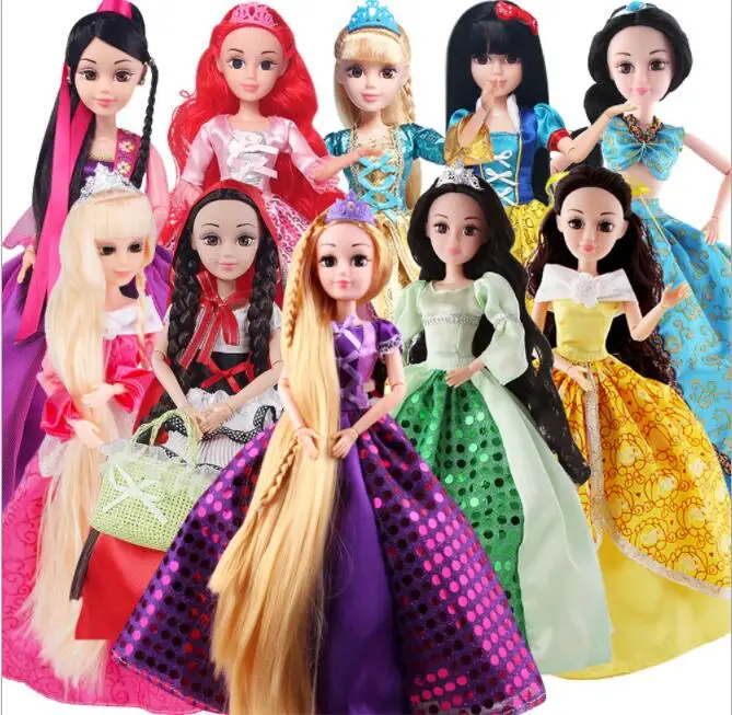 1" Любимая принцесса для девочек, милая кукла, экшн-игрушка, фигурки, куклы, 1/6, игрушечные принцессы для девочек, Золушка, Русалка Рапунцель