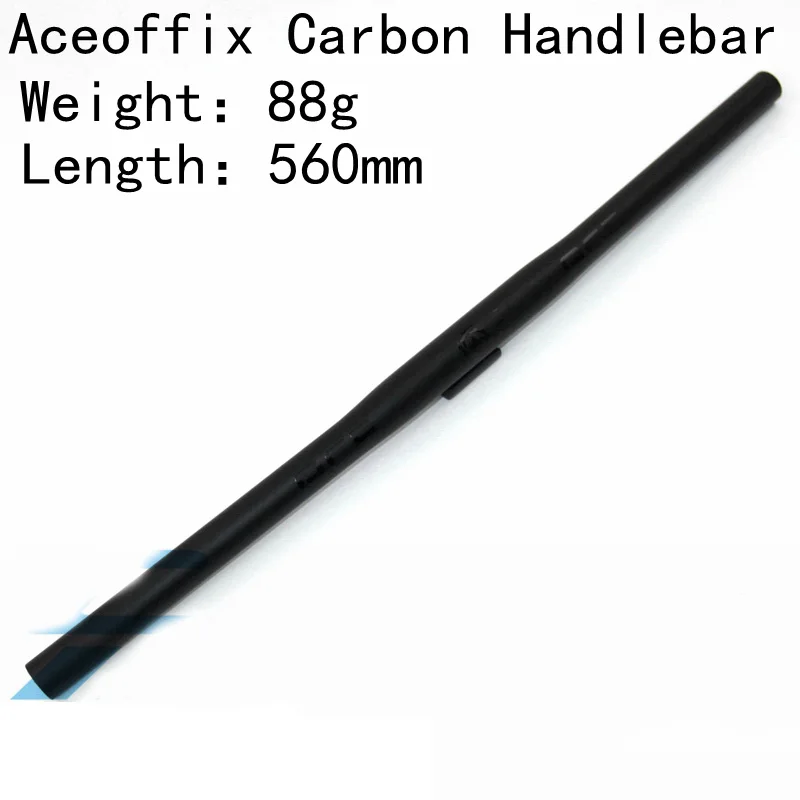 

88g Aceoffix Carbon Fiber Bicycle Handlebar Matte MTB Carbon Handlebar 560mm For Mountain Bike Brompton Bridy Parts