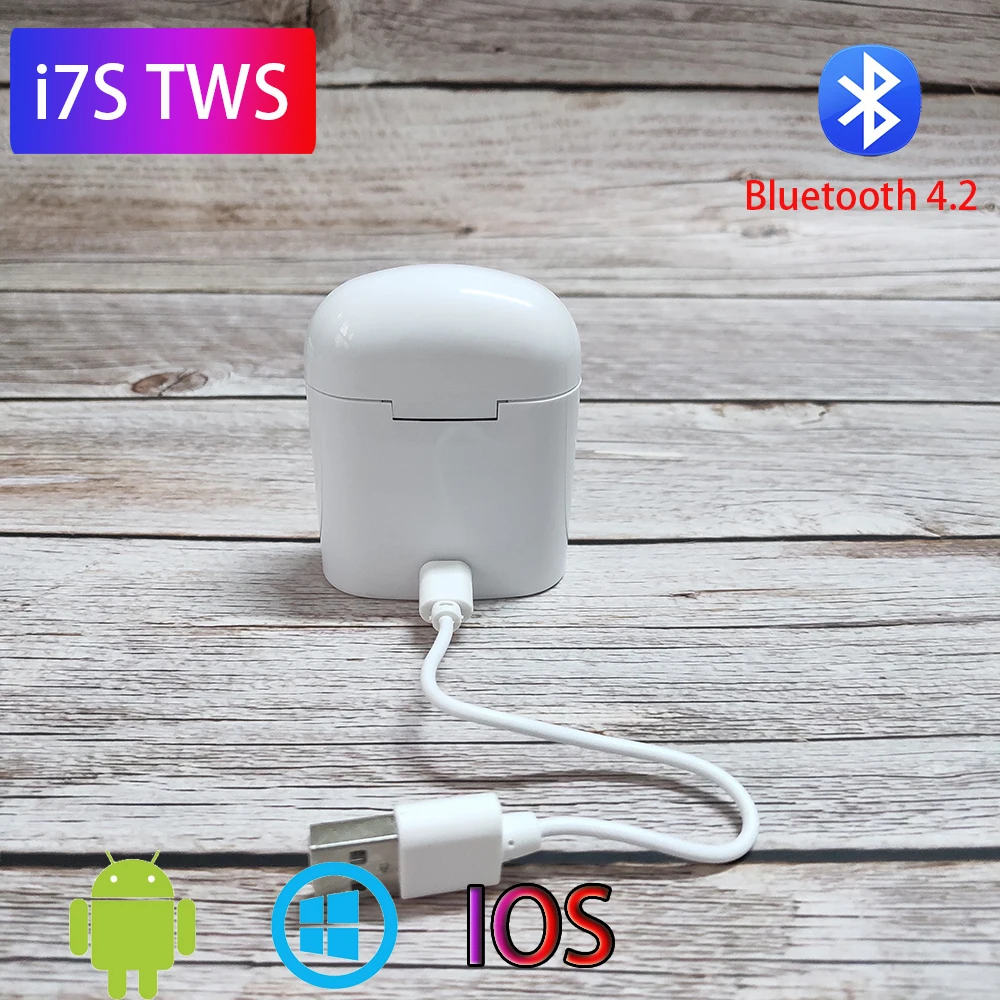 Оригинальные i7s tws Беспроводная bluetooth-гарнитура tws i30 i9s бинауральные стерео музыкальные наушники для Xiaomi huawei