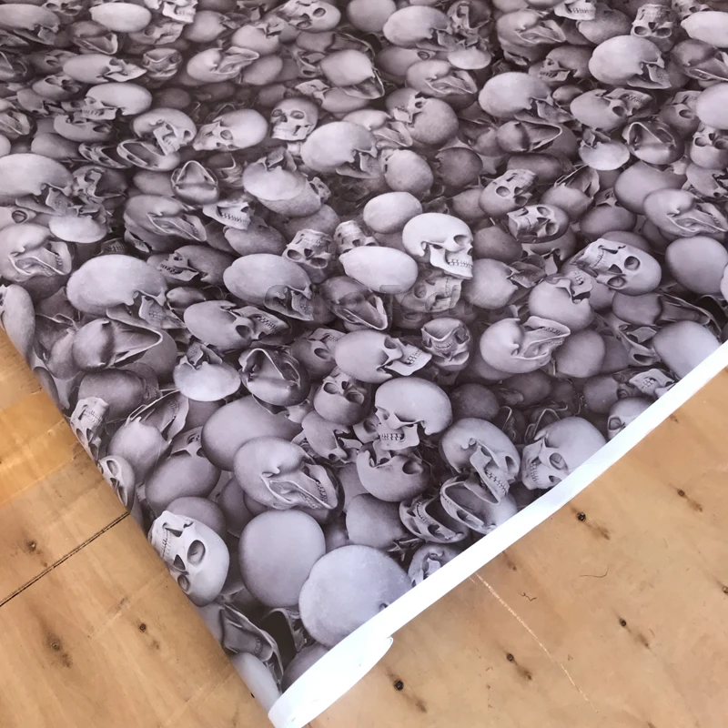 Skull Stickerbomb Vinyl Wrap-3