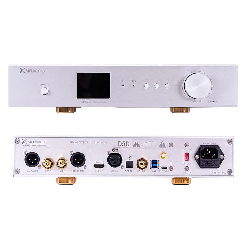 Nobsound ES9038PRO HiFi DAC аудио декодер Bluetooth 5 0 коаксиальный Оптический USB 12S APTX HD|Усилители