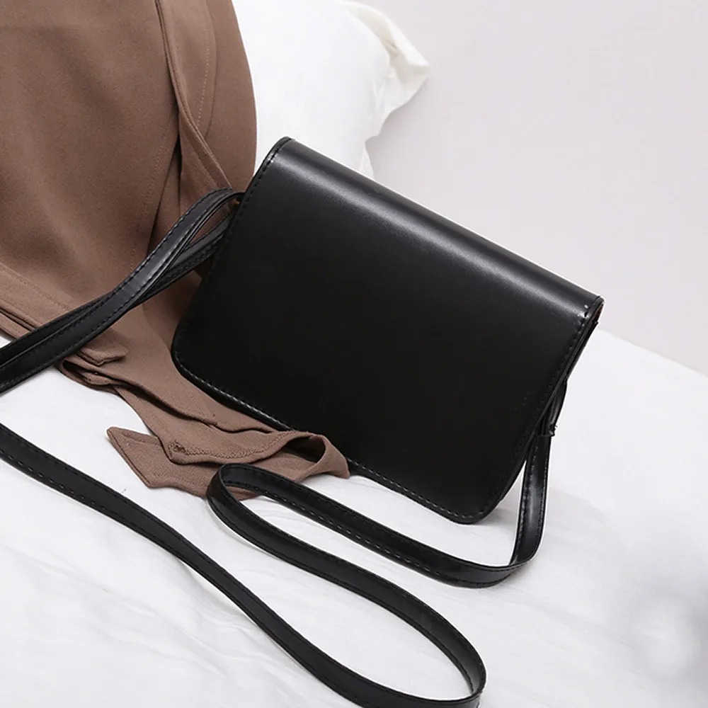 Simple Small Square Bag Women's Designer Handbag High-quality PU Leather Chain Mobile Phone Shoulder bags