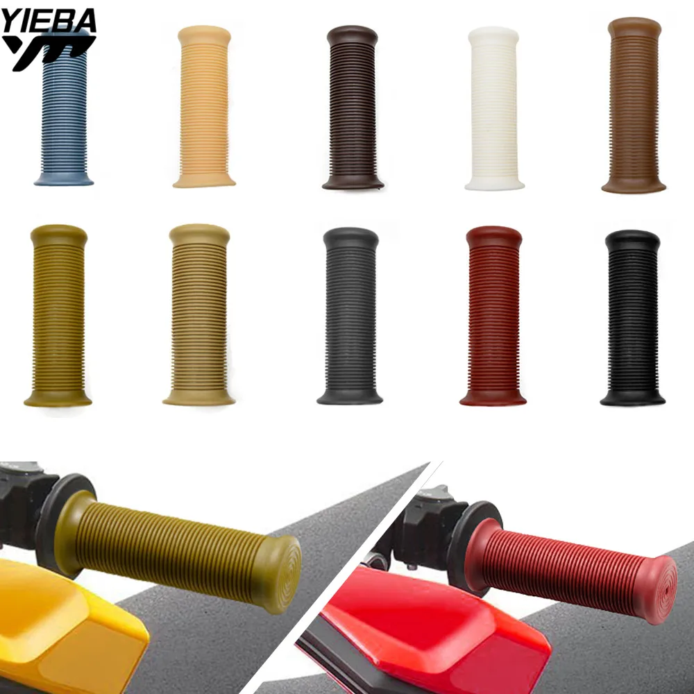 Motorcycle 7/8" 22mm Rubber Handlebar Hand Grips for Kawasaki ZX-6R ZX-10R ER-6N ER-6F Z800 2012 For Suzuki RMZ 250 KTM 350SX-F