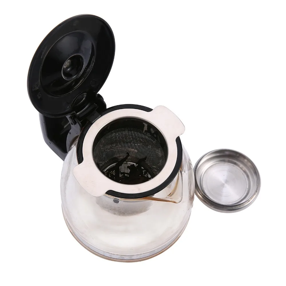 Многоразовый фильтр для заварки чая из нержавеющей стали, корзина для чая, ситечко с 2 ручками, крышка для чая и кофе, фильтры для рассыпного чайного листа