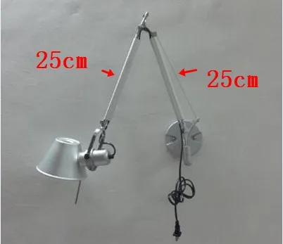 Simple modern Foldable wall lights long swing arm Adjustable Aluminum sconces lamps Telescopic wall lights for bedroom wall lamps for bedroom Wall Lamps